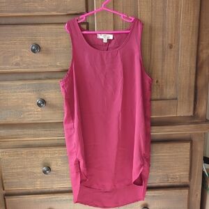 Hippie Rose Burgundy Sleeveless Blouse